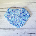 Blue Paisley Bandana Dribble Bib