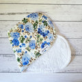 Blue Roses Burp Cloth