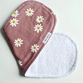 Blush Daisy's Burp Cloth