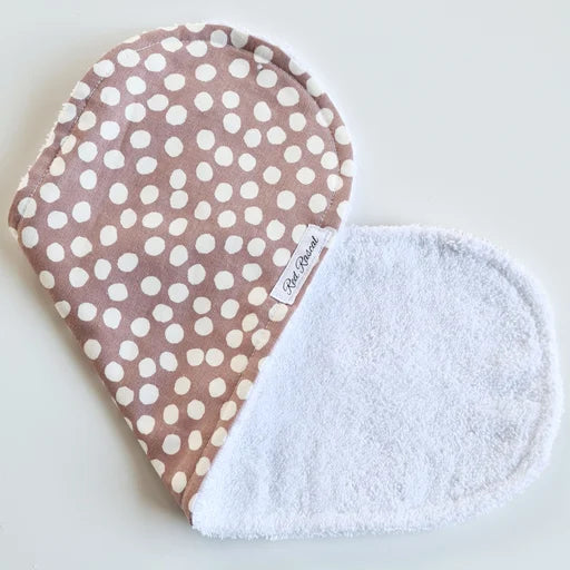 Blush Spots Burp Cloth
