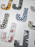 "J" ~ Letter Garland ~ Premade