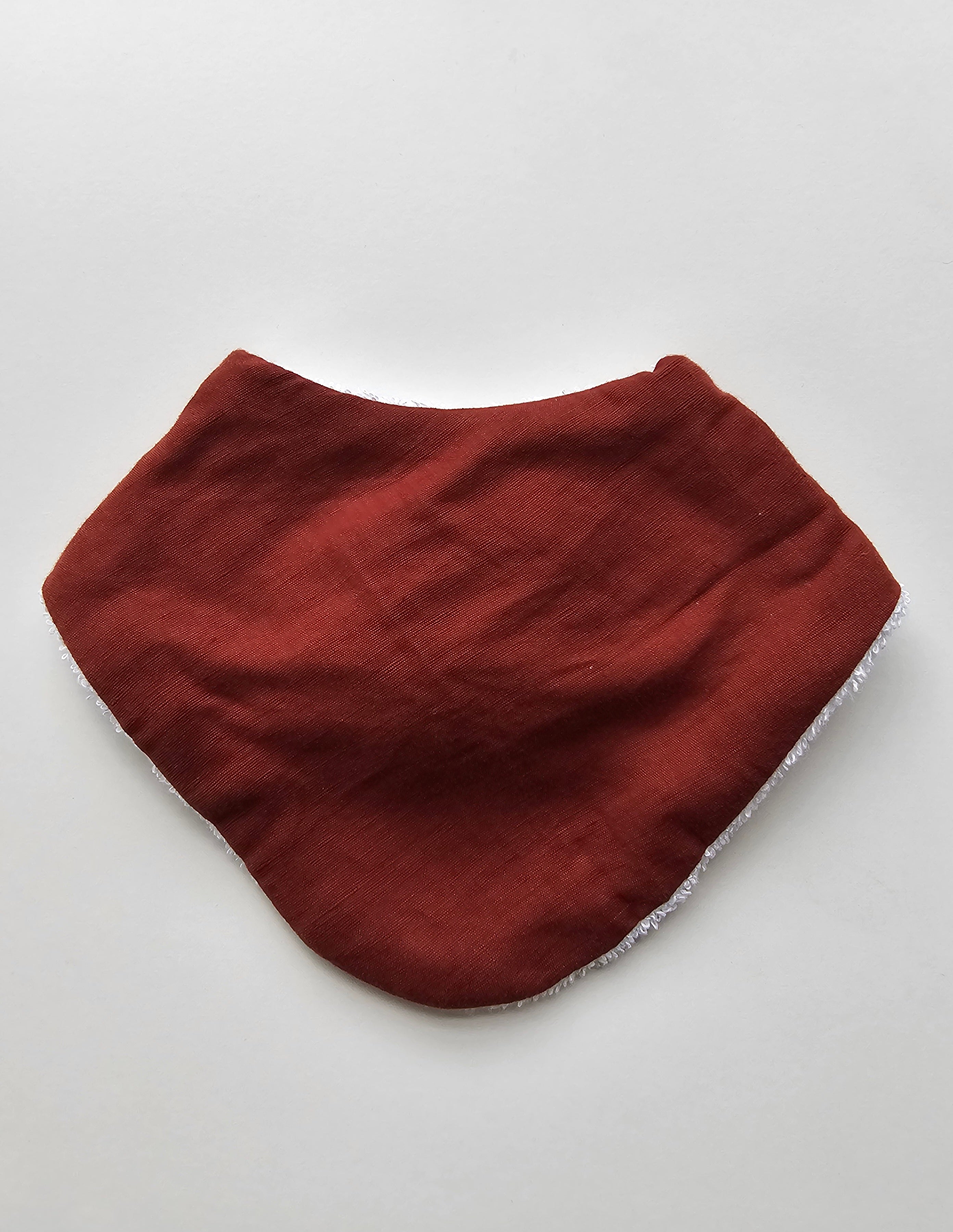 Rust Bandana Dribble Bib