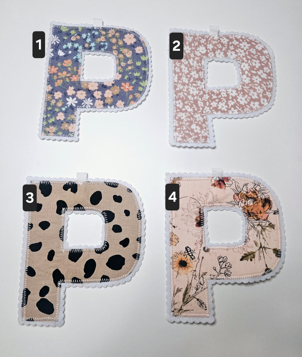 "P" ~ Letter Garland ~ Premade
