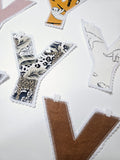 "Y" ~ Made to Order ~ Letter Garland