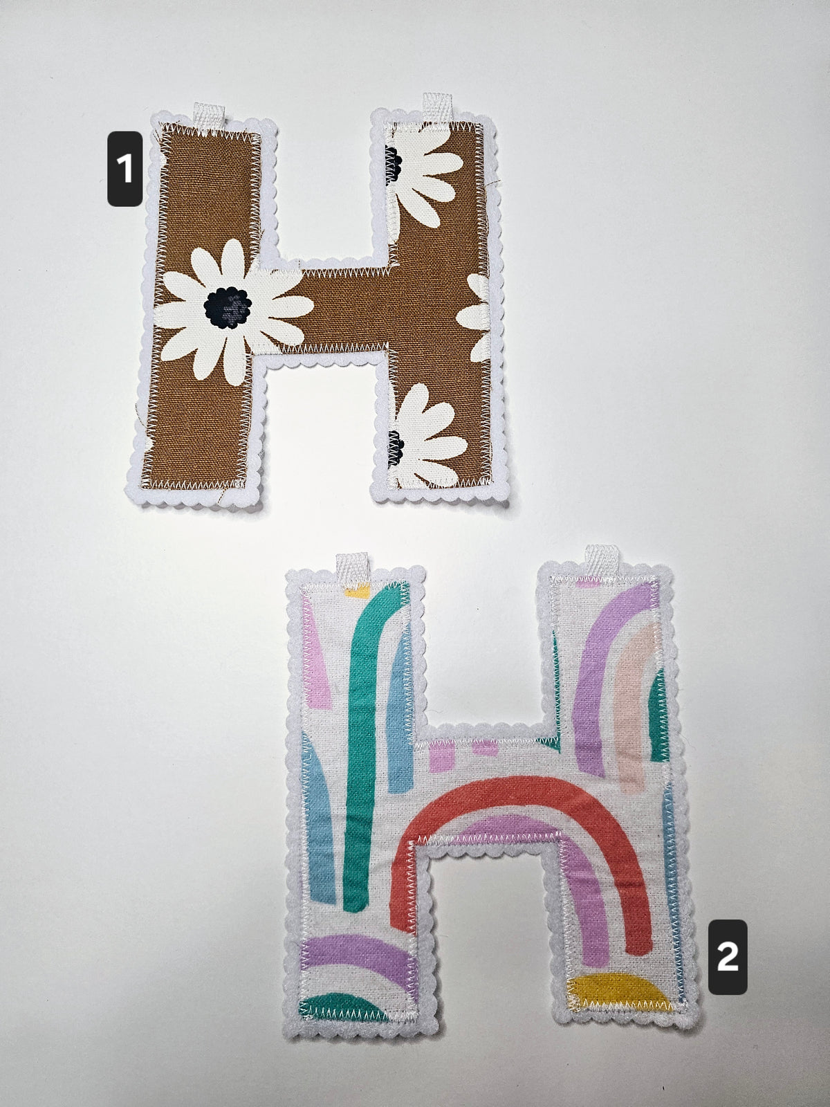"H" ~ Letter Garland ~ Premade