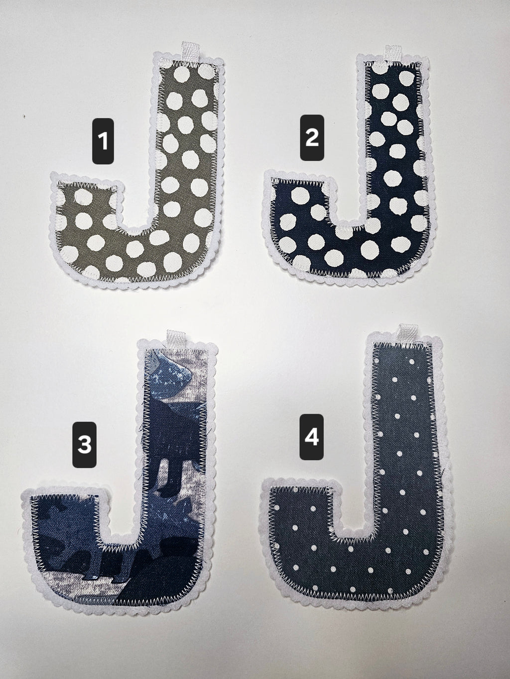"J" ~ Letter Garland ~ Premade