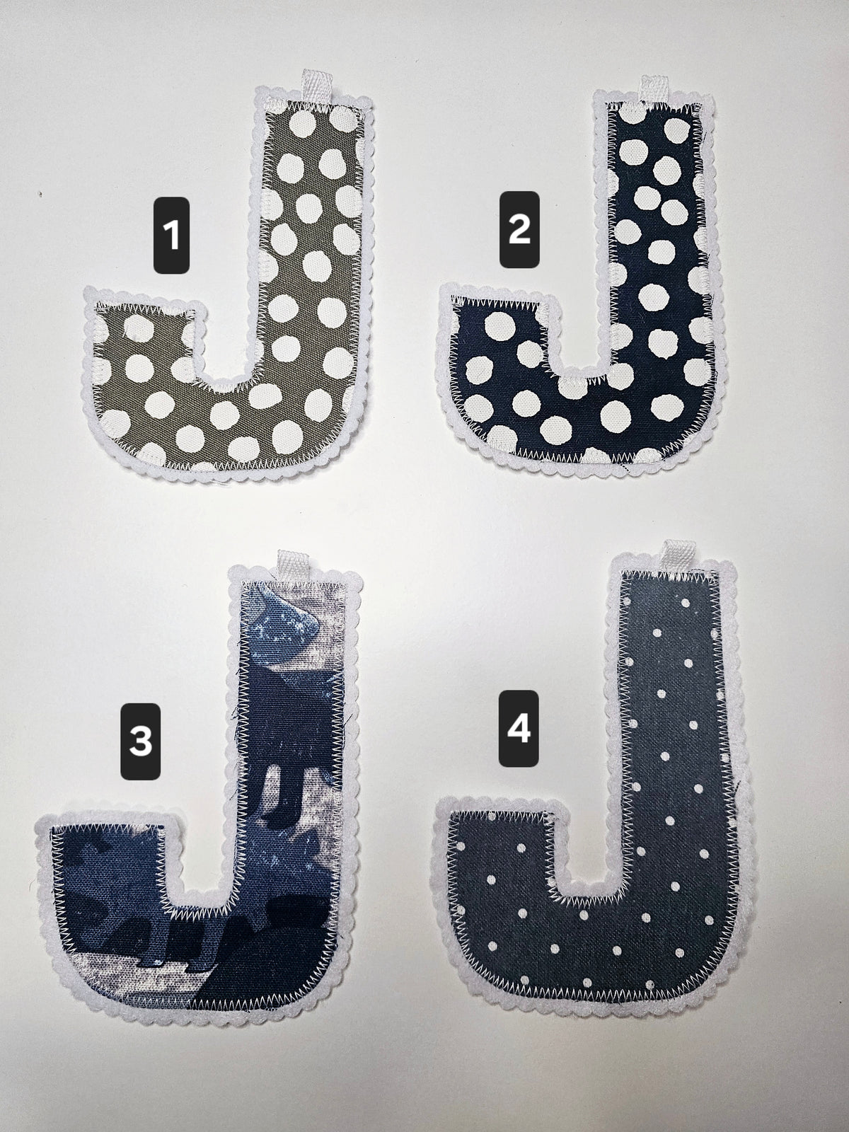 "J" ~ Letter Garland ~ Premade