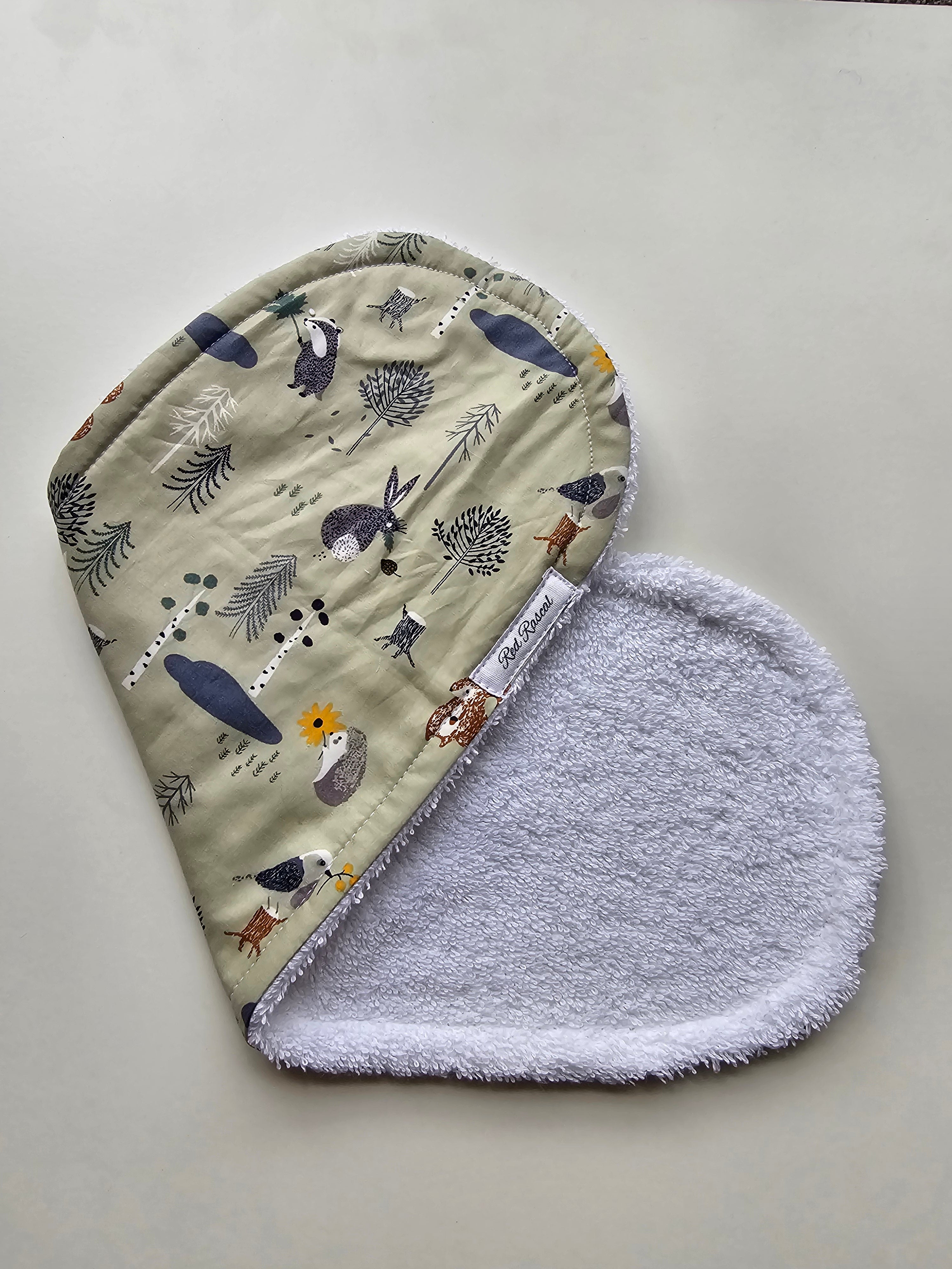 Mini Woodlands Burp Cloth