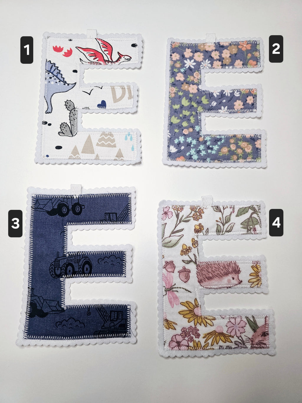 "E" ~ Letter Garland ~ Premade