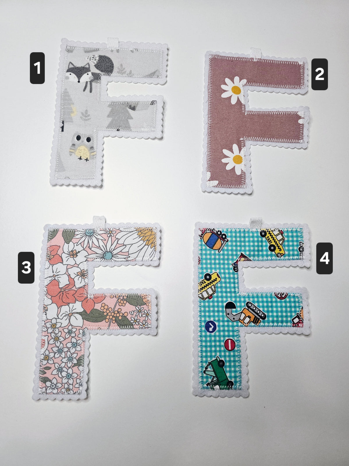 "F" ~ Letter Garland ~ Premade
