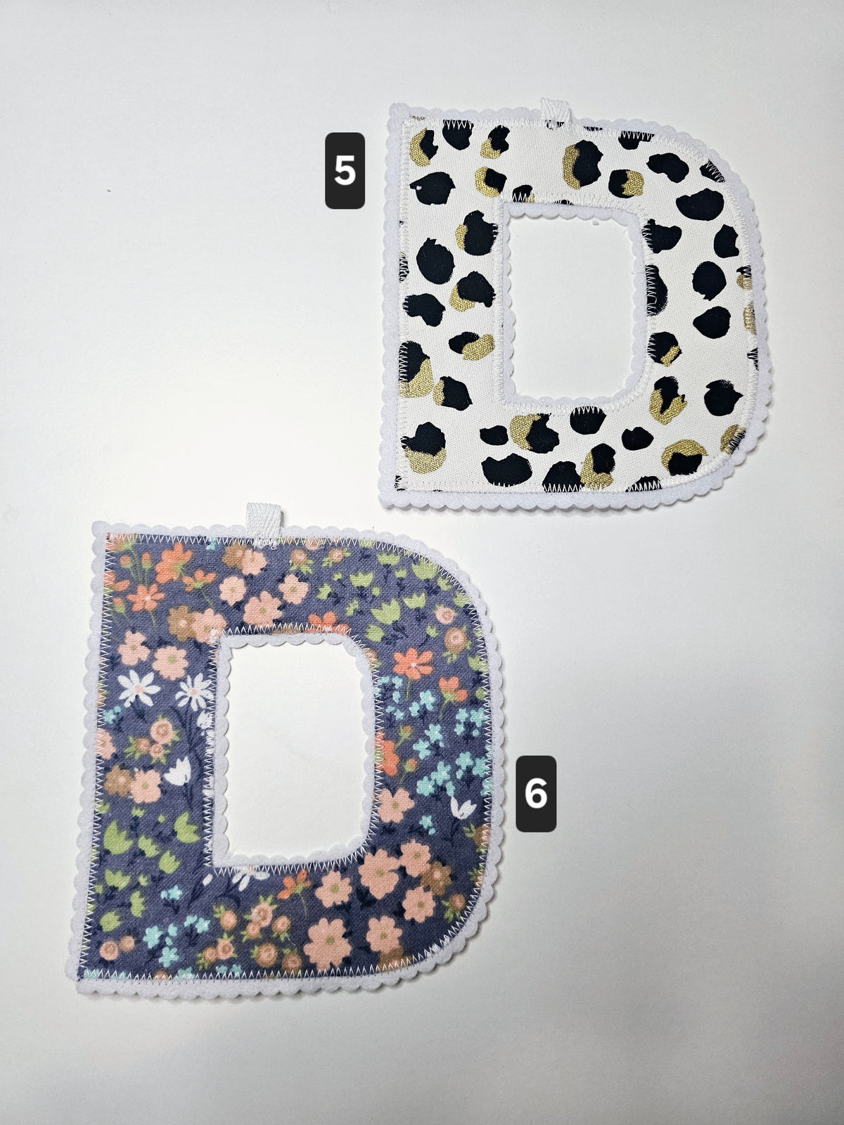 "D" ~ Letter Garland ~ Premade