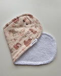 Flannelette Cream Woodlands Burp Cloth