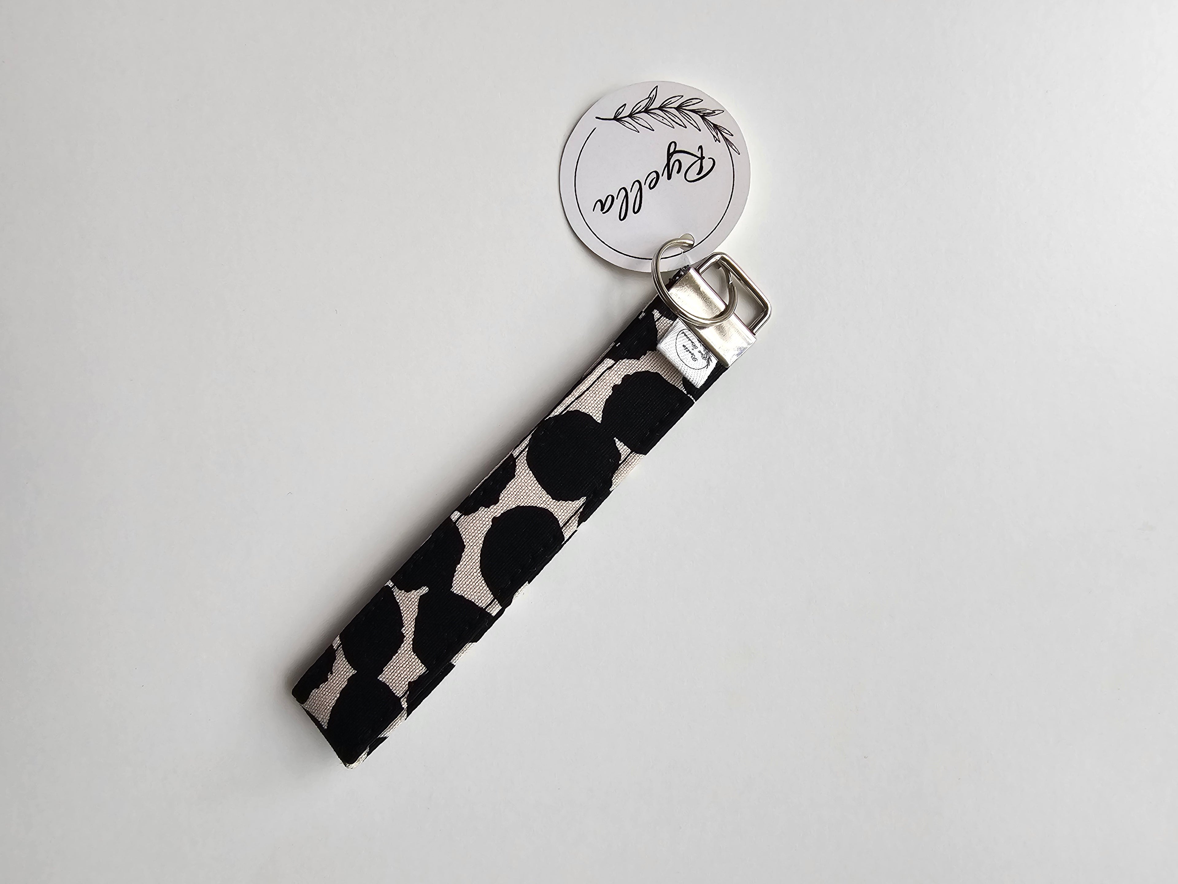 Black & Cream Wristlet