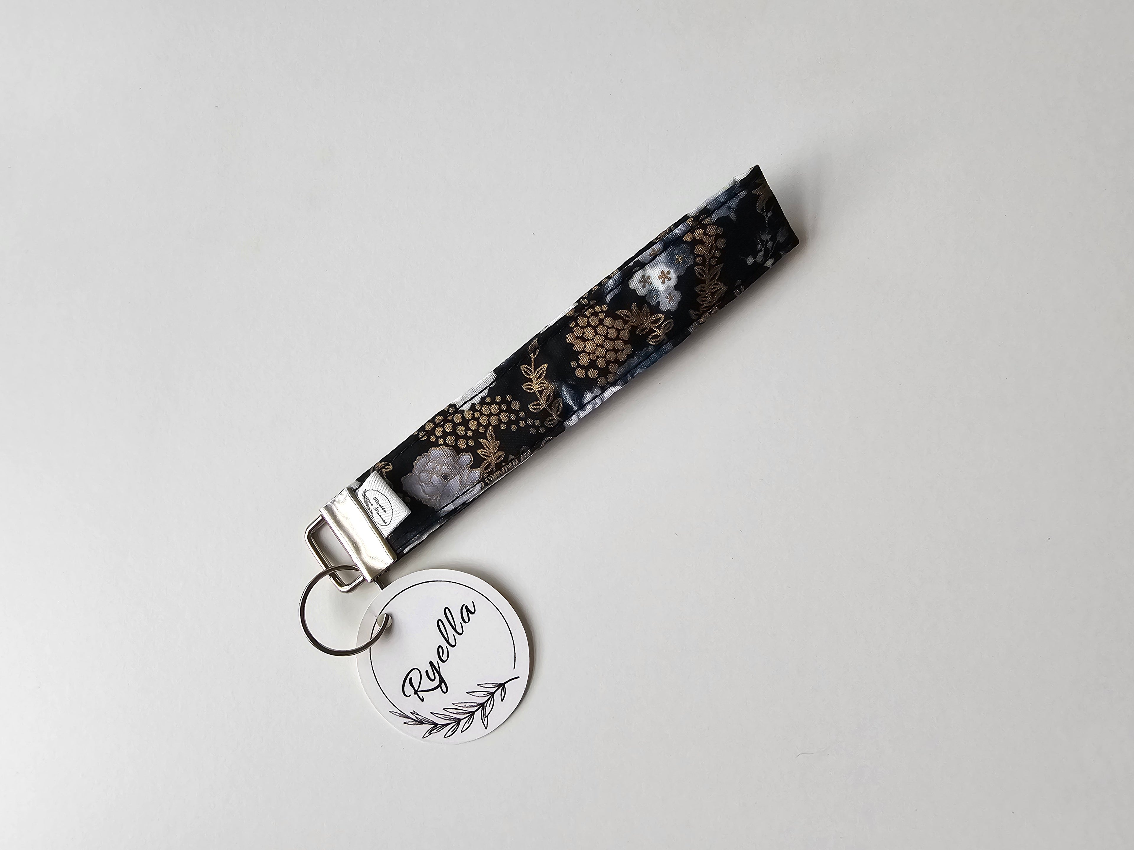 Dusk Floral Wristlet