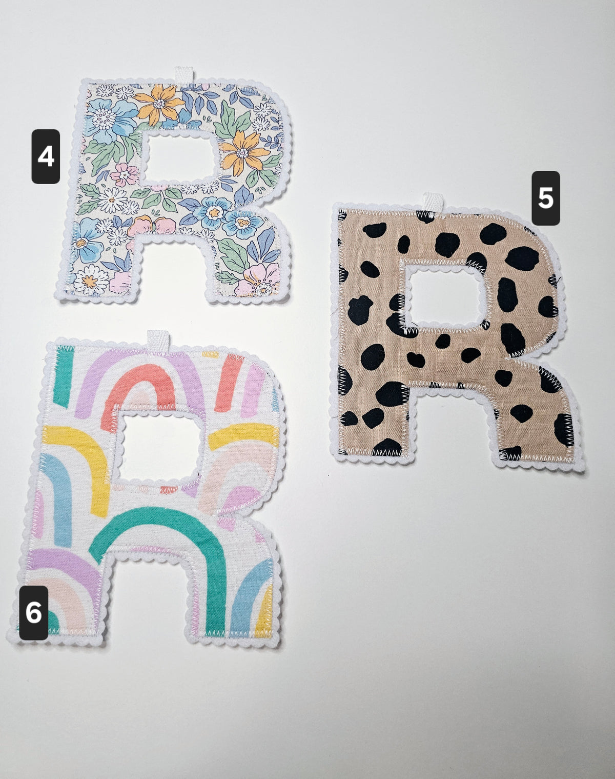 "R" ~ Letter Garland ~ Premade