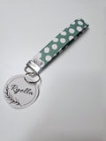 Mint Spots Wristlet