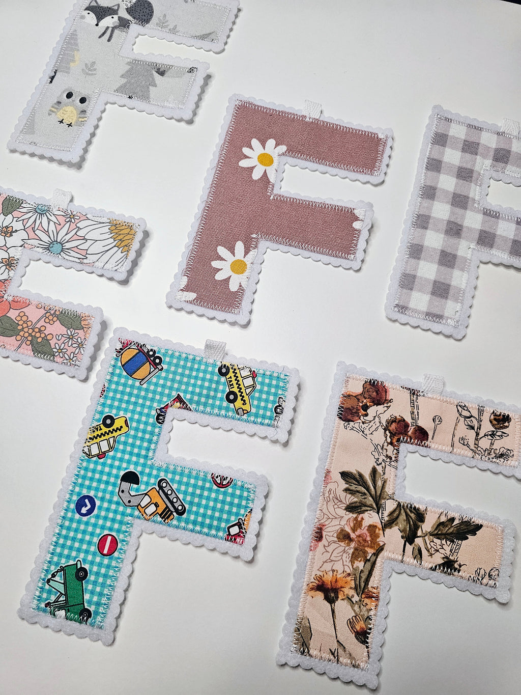 "F" ~ Letter Garland ~ Premade
