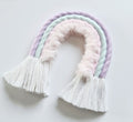 Pink Fluff Macrame Rainbow Wall Hanging - Made or order