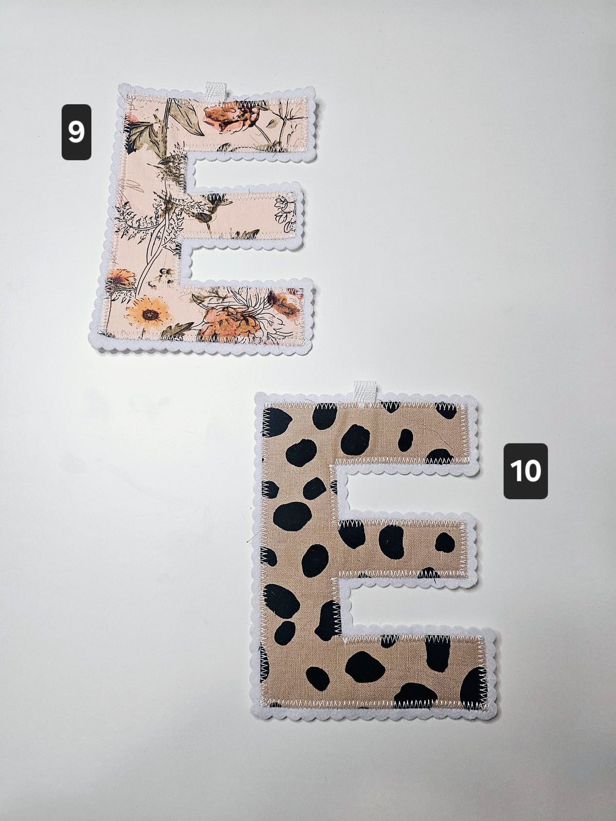 "E" ~ Letter Garland ~ Premade
