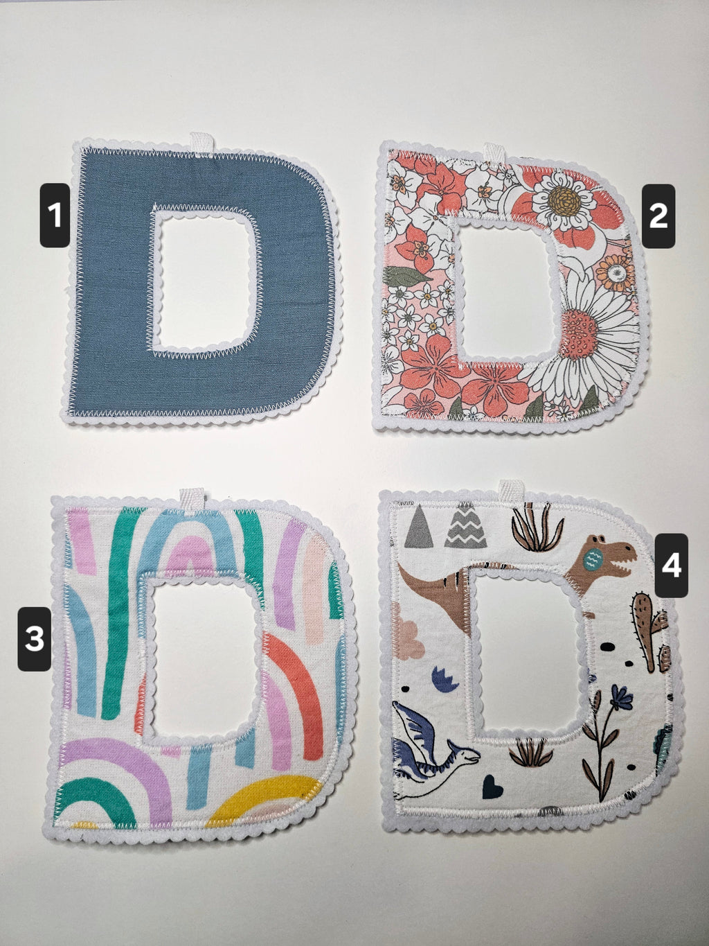 "D" ~ Letter Garland ~ Premade