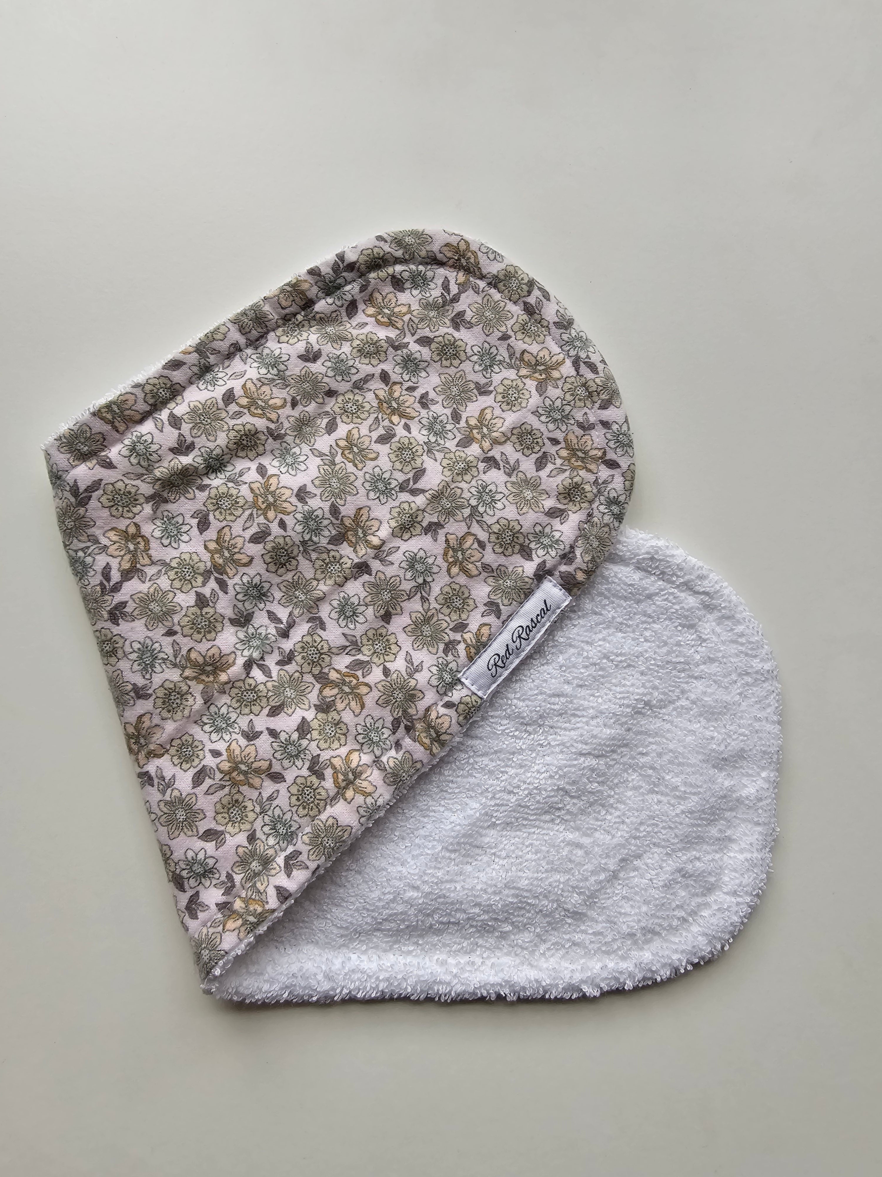 Flannelette Dainty Floral Burp Cloth