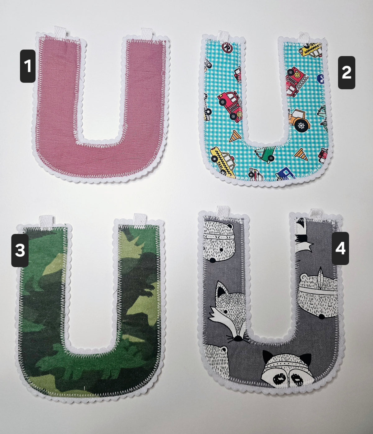"U" ~ Letter Garland ~ Premade
