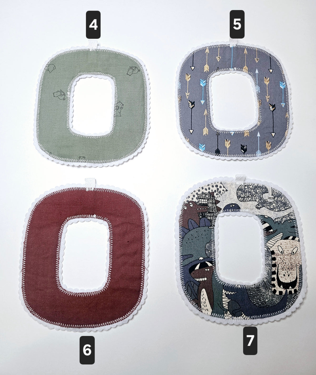 "O" ~ Letter Garland ~ Premade