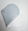 Flannelette Ditzy Blue Burp Cloth