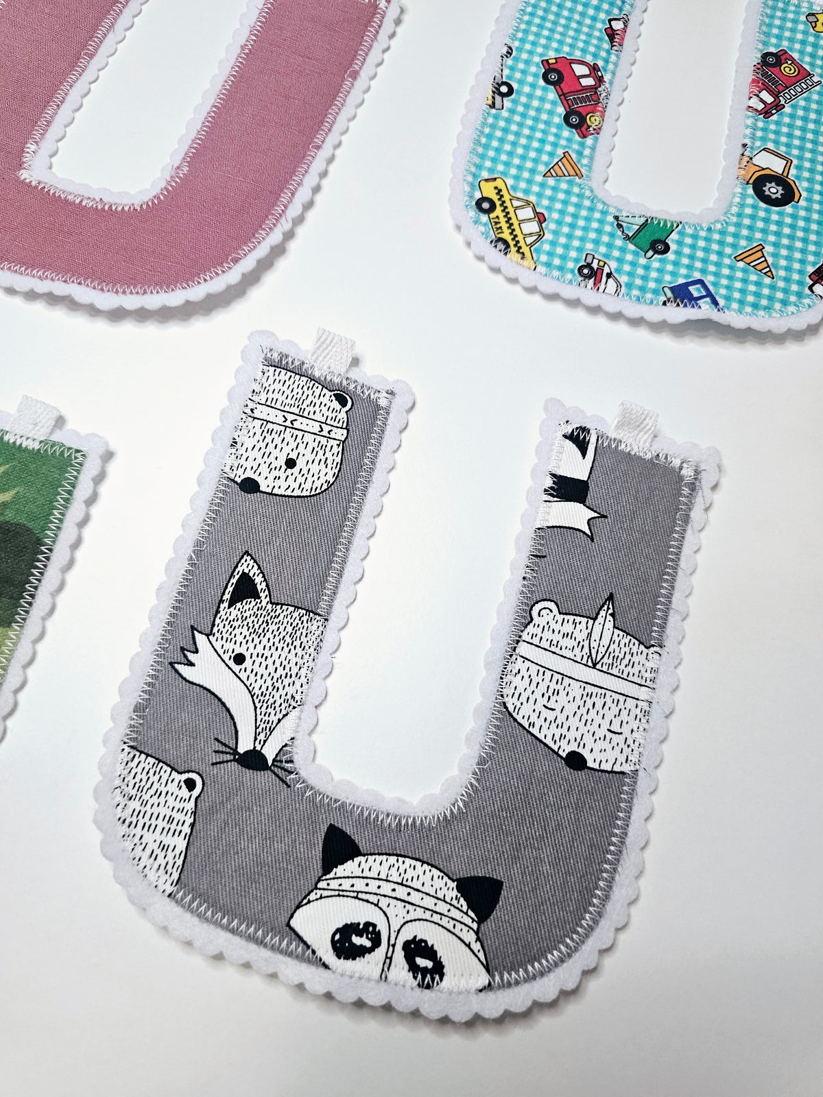 "U" ~ Letter Garland ~ Premade