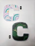 "C" ~ Letter Garland ~ Premade
