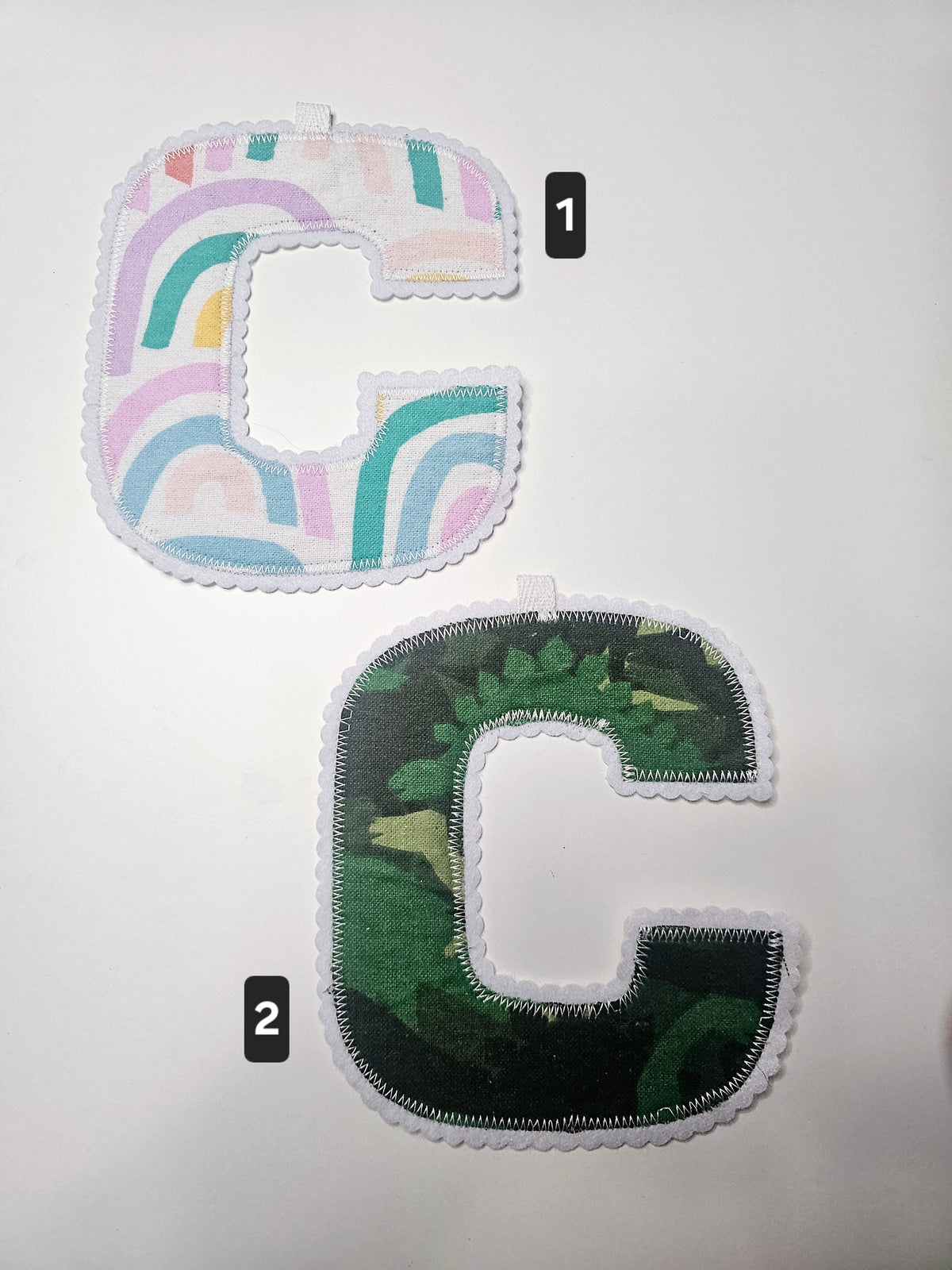 "C" ~ Letter Garland ~ Premade