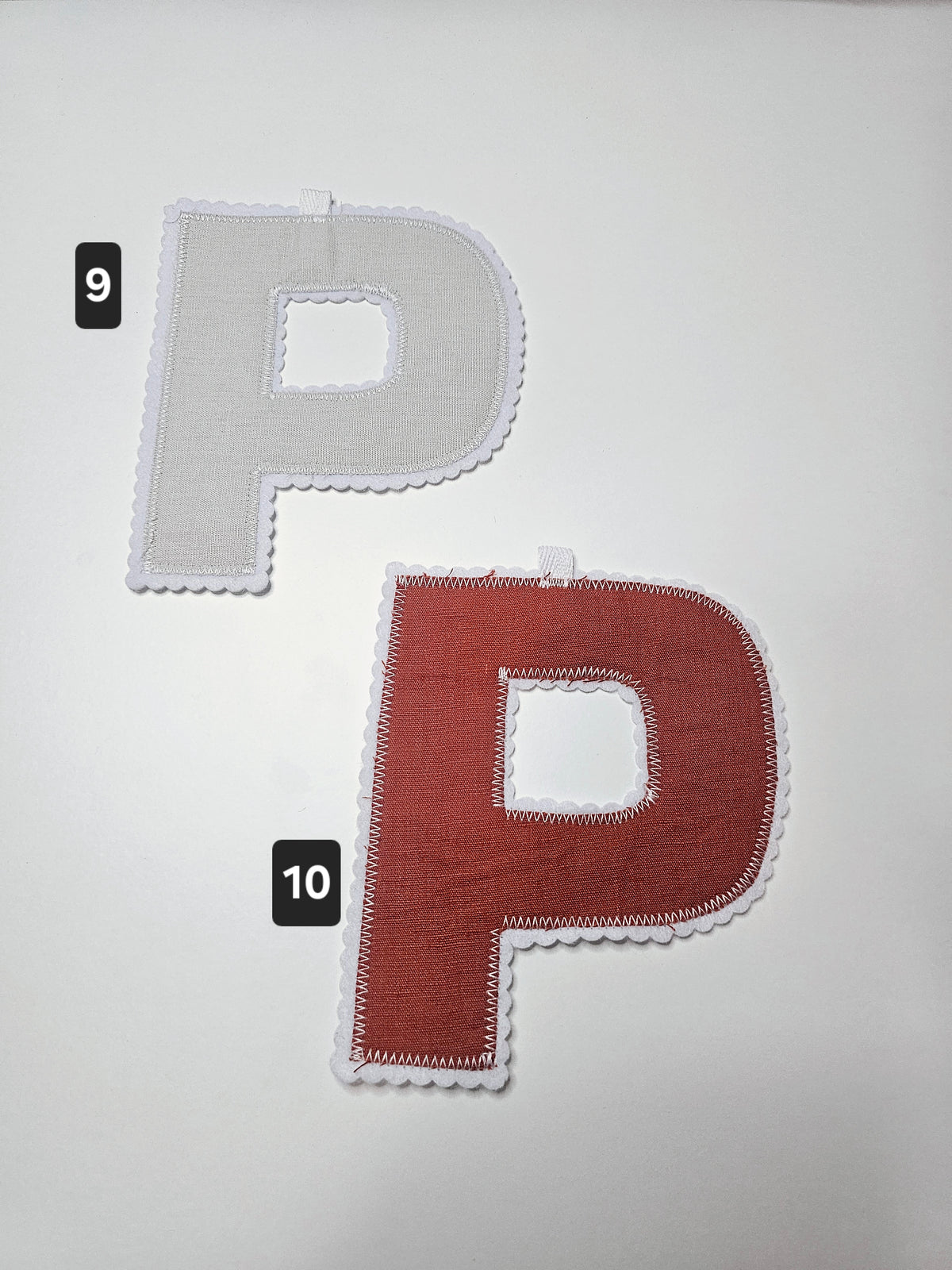 "P" ~ Letter Garland ~ Premade