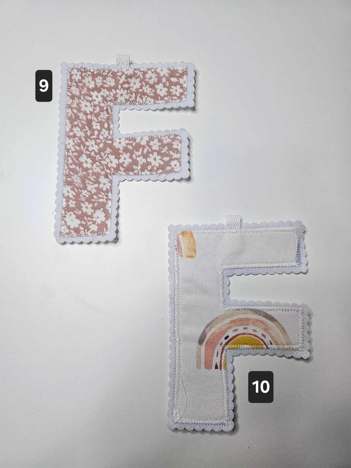 "F" ~ Letter Garland ~ Premade