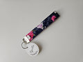 Navy Bloom Wristlet
