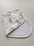 Flannelette Ducklings Burp Cloth