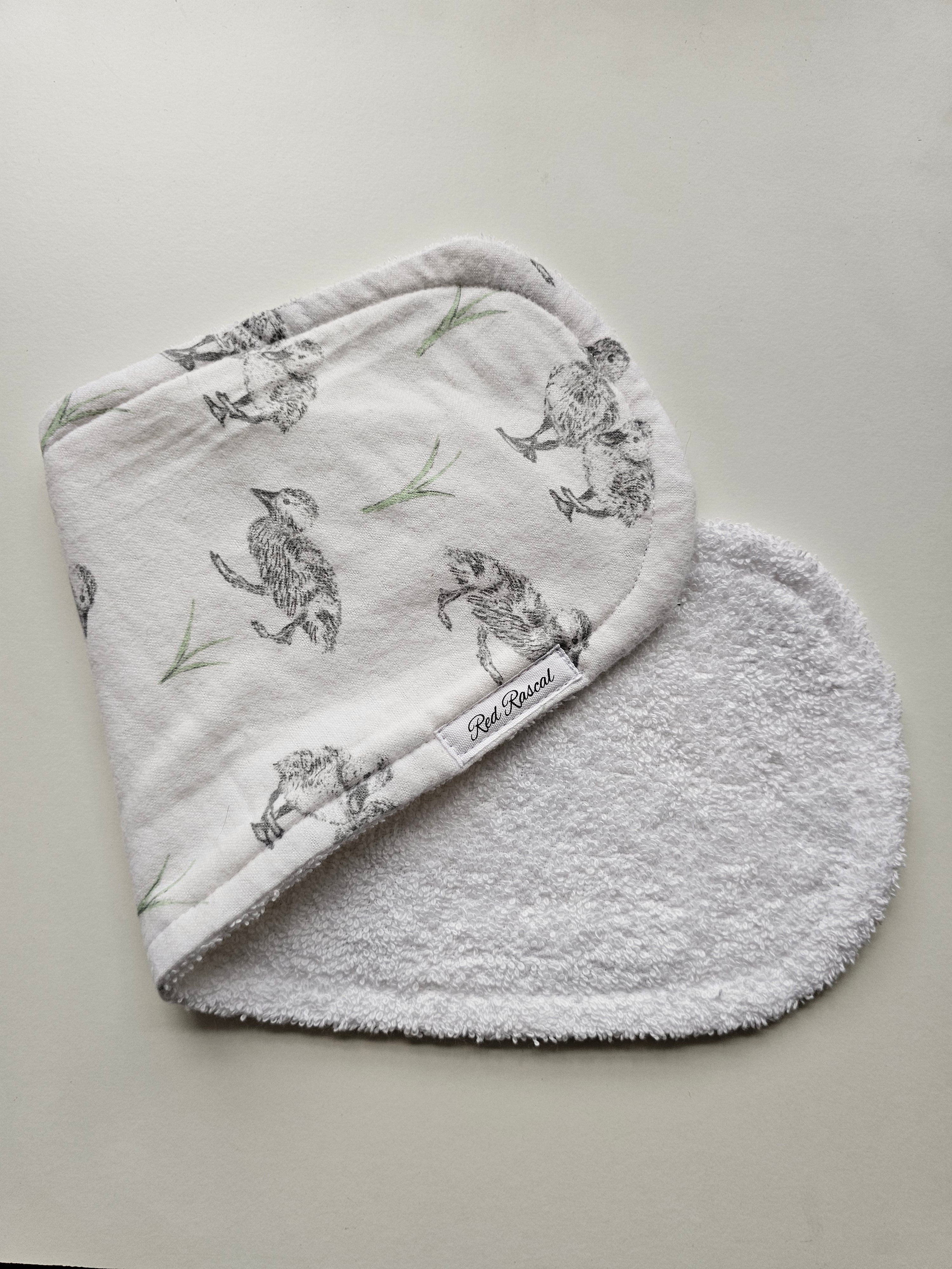 Flannelette Ducklings Burp Cloth