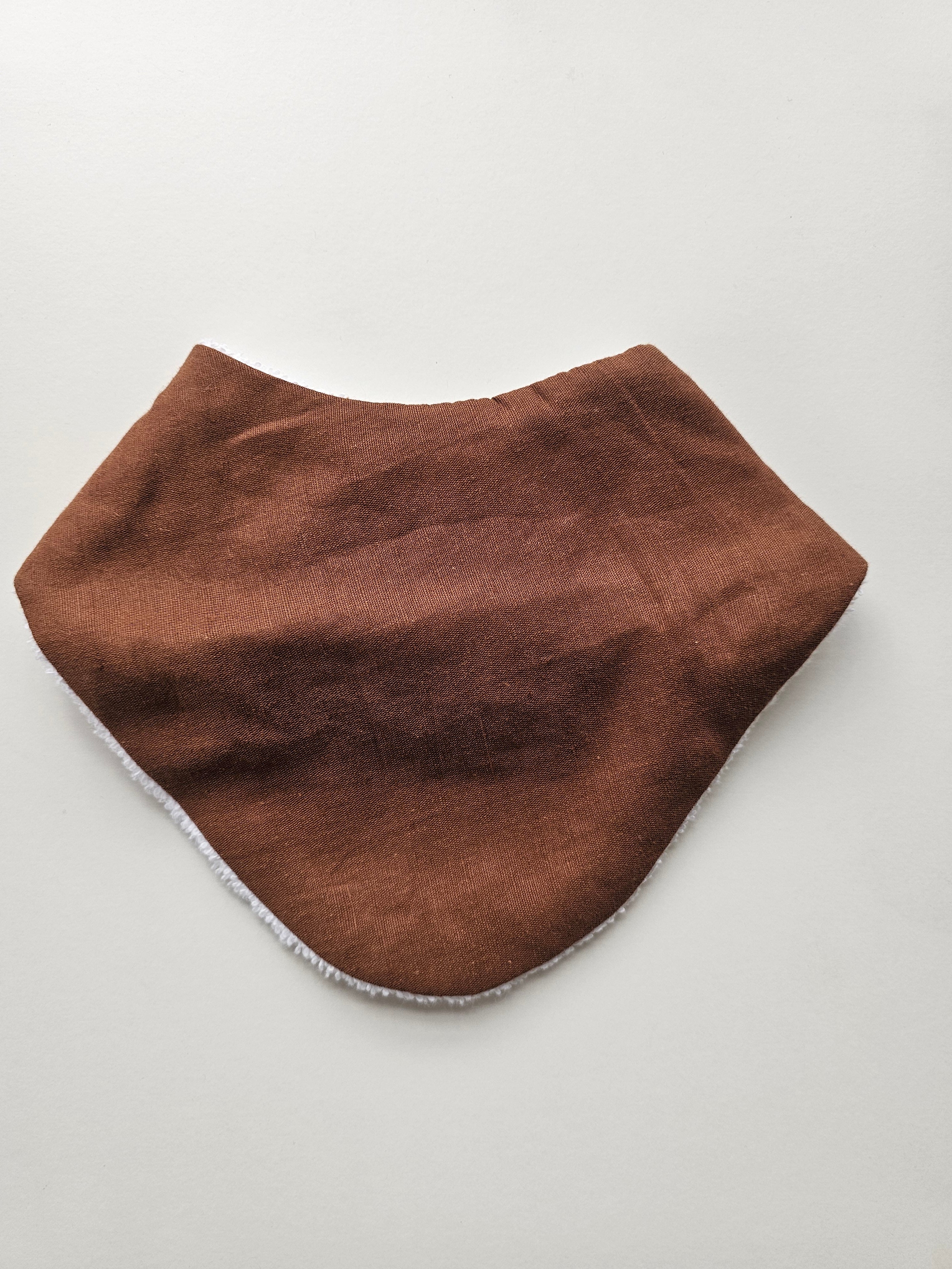 Brown Bandana Dribble Bib
