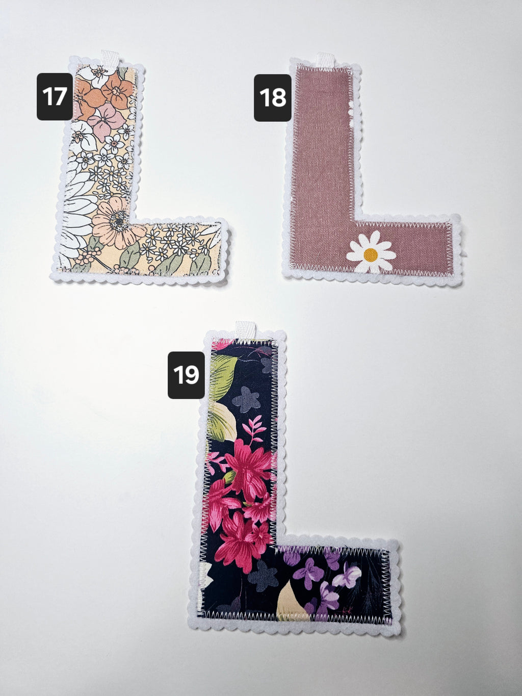 "L" ~ Letter Garland ~ Premade