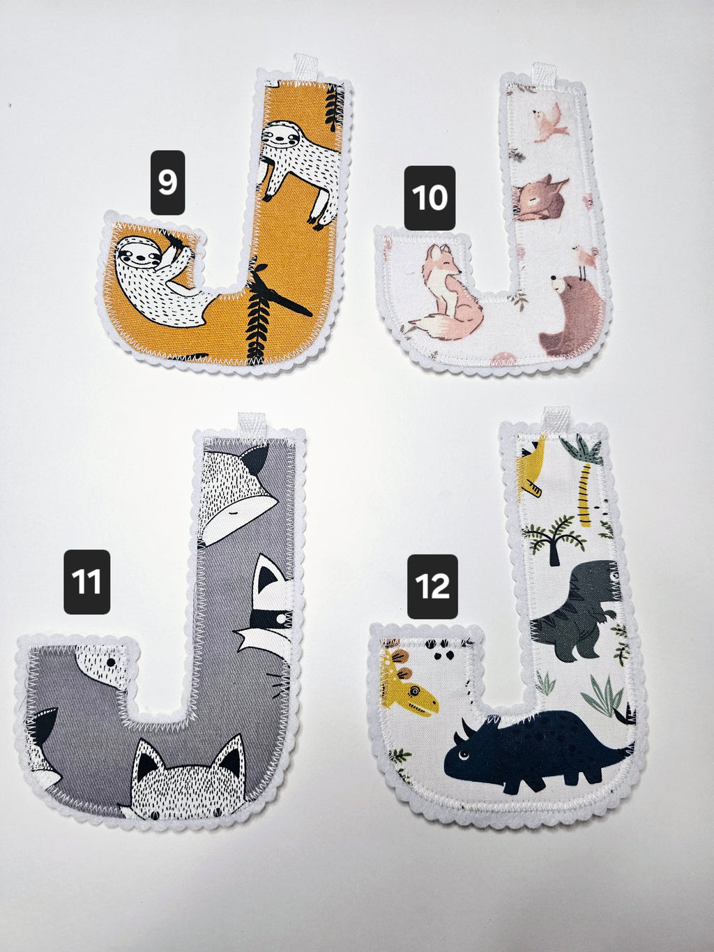 "J" ~ Letter Garland ~ Premade