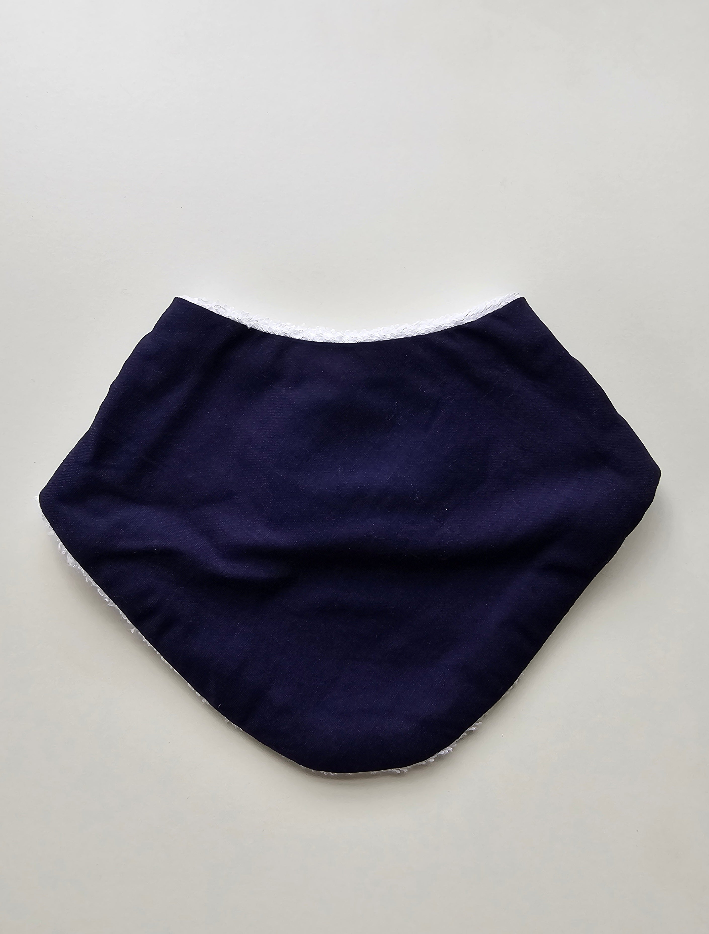 Navy Bandana Dribble Bib