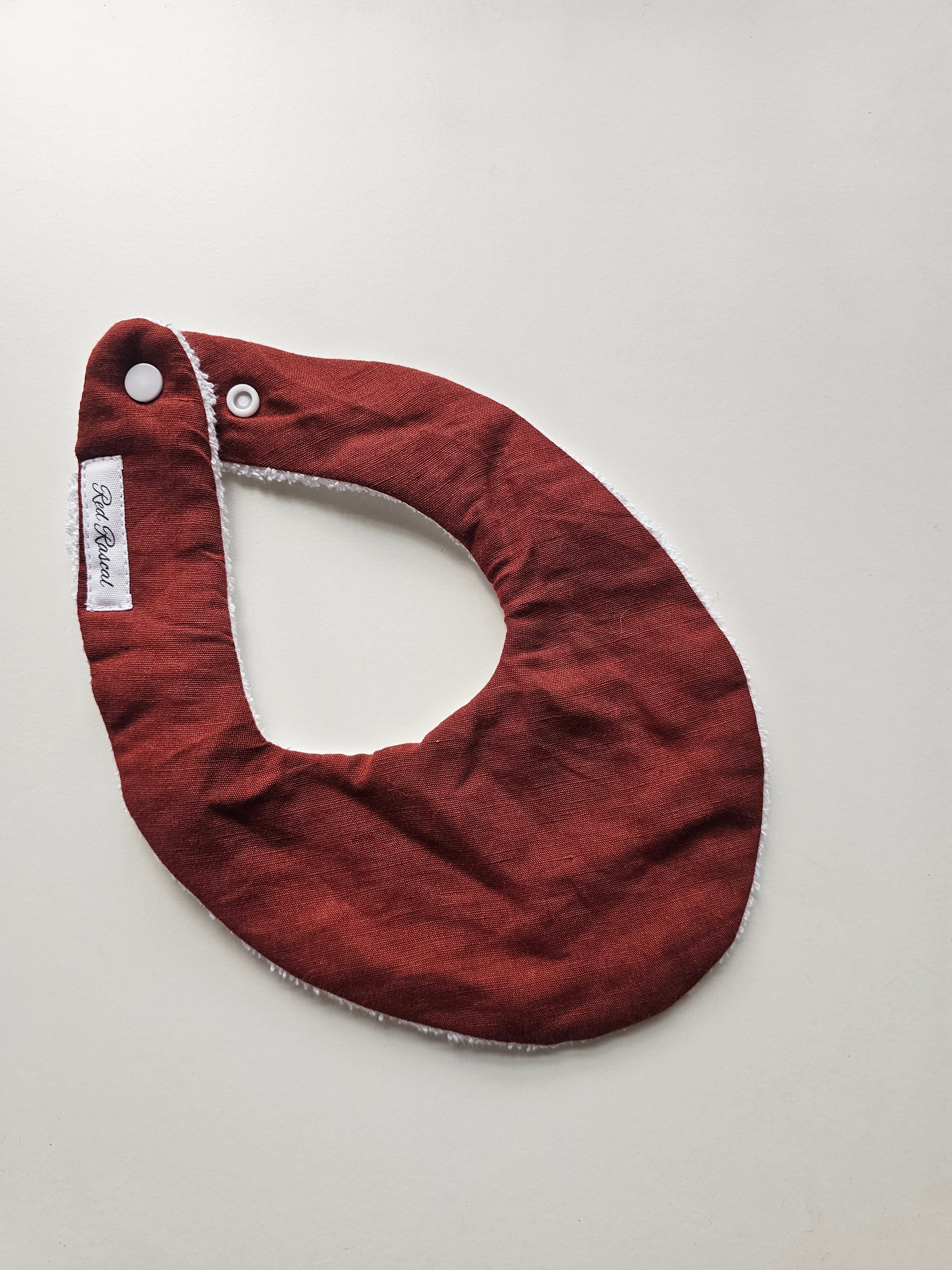 Rust Flat Bandana Dribble Bib