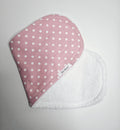 Baby Pink Spots Burp Cloth