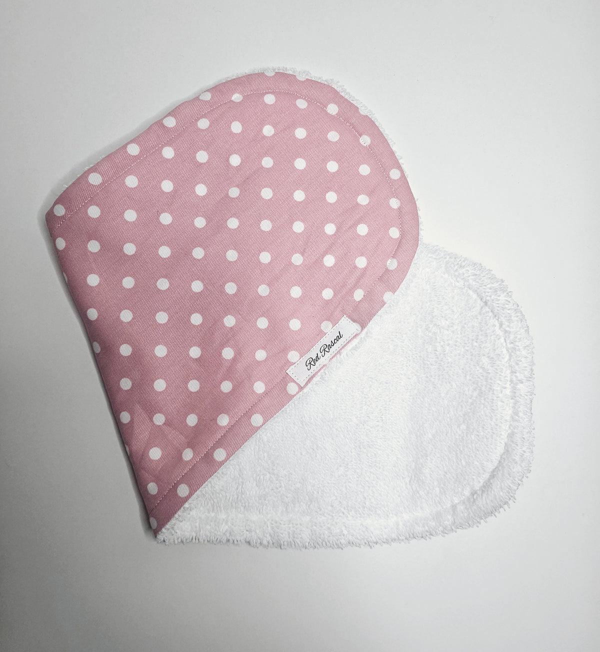 Baby Pink Spots Burp Cloth