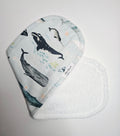 Whales Burp Cloth