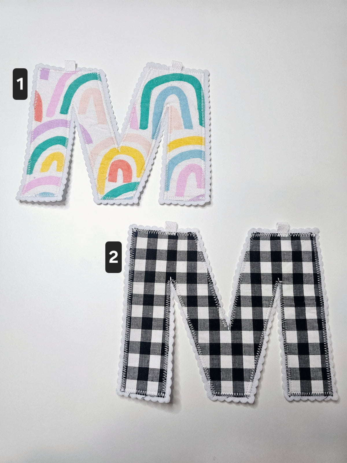 "M" ~ Letter Garland ~ Premade