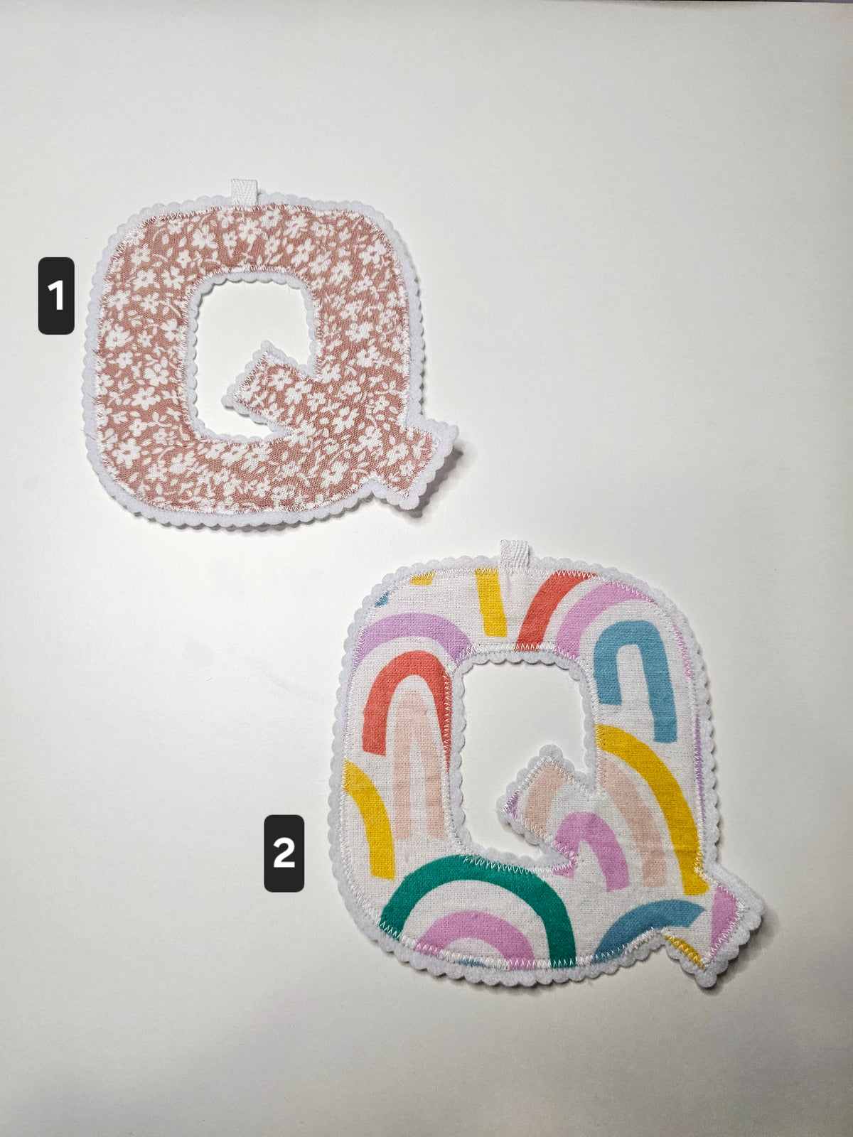 "Q" ~ Letter Garland ~ Premade