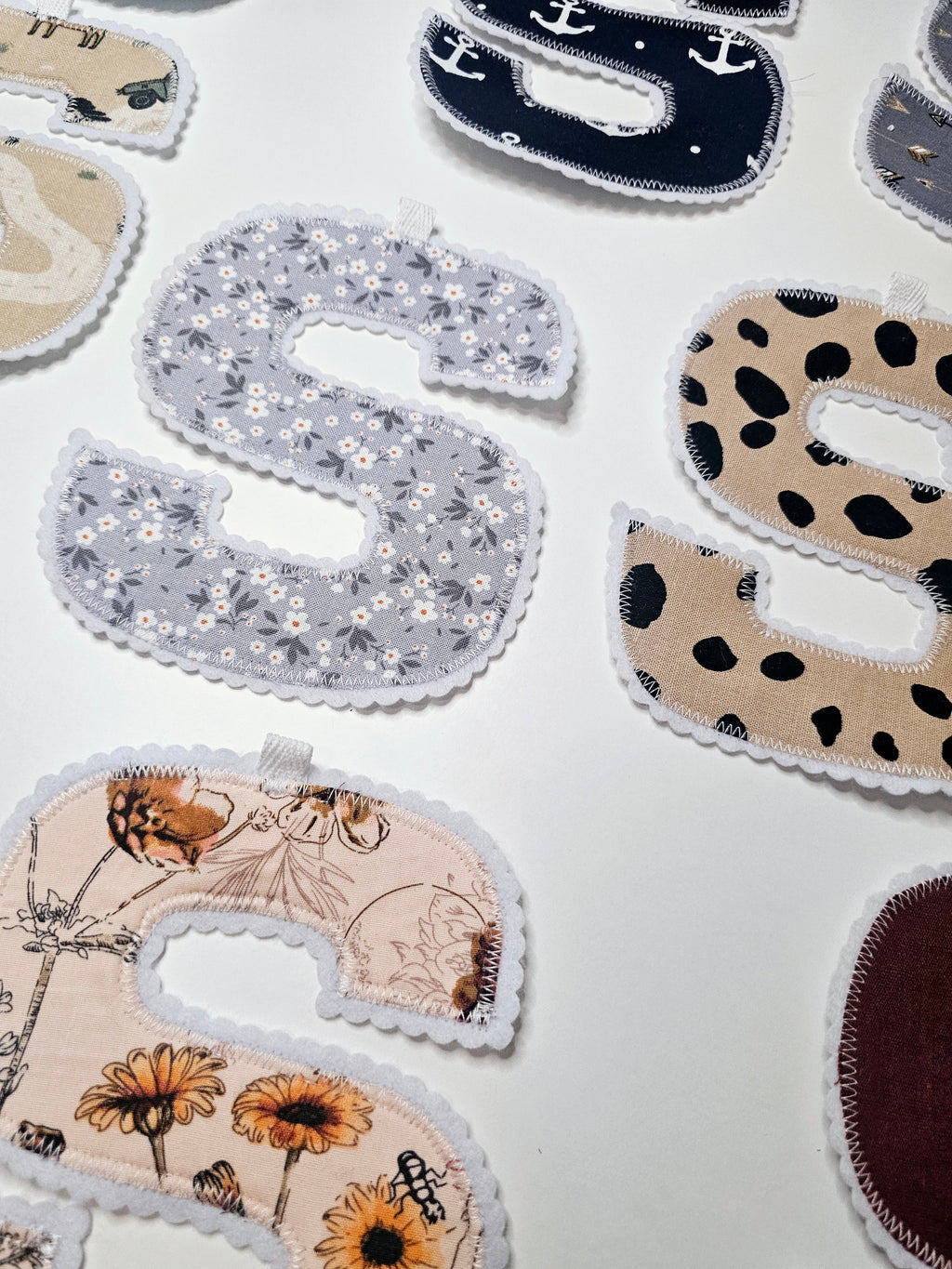 "S" ~ Letter Garland ~ Premade