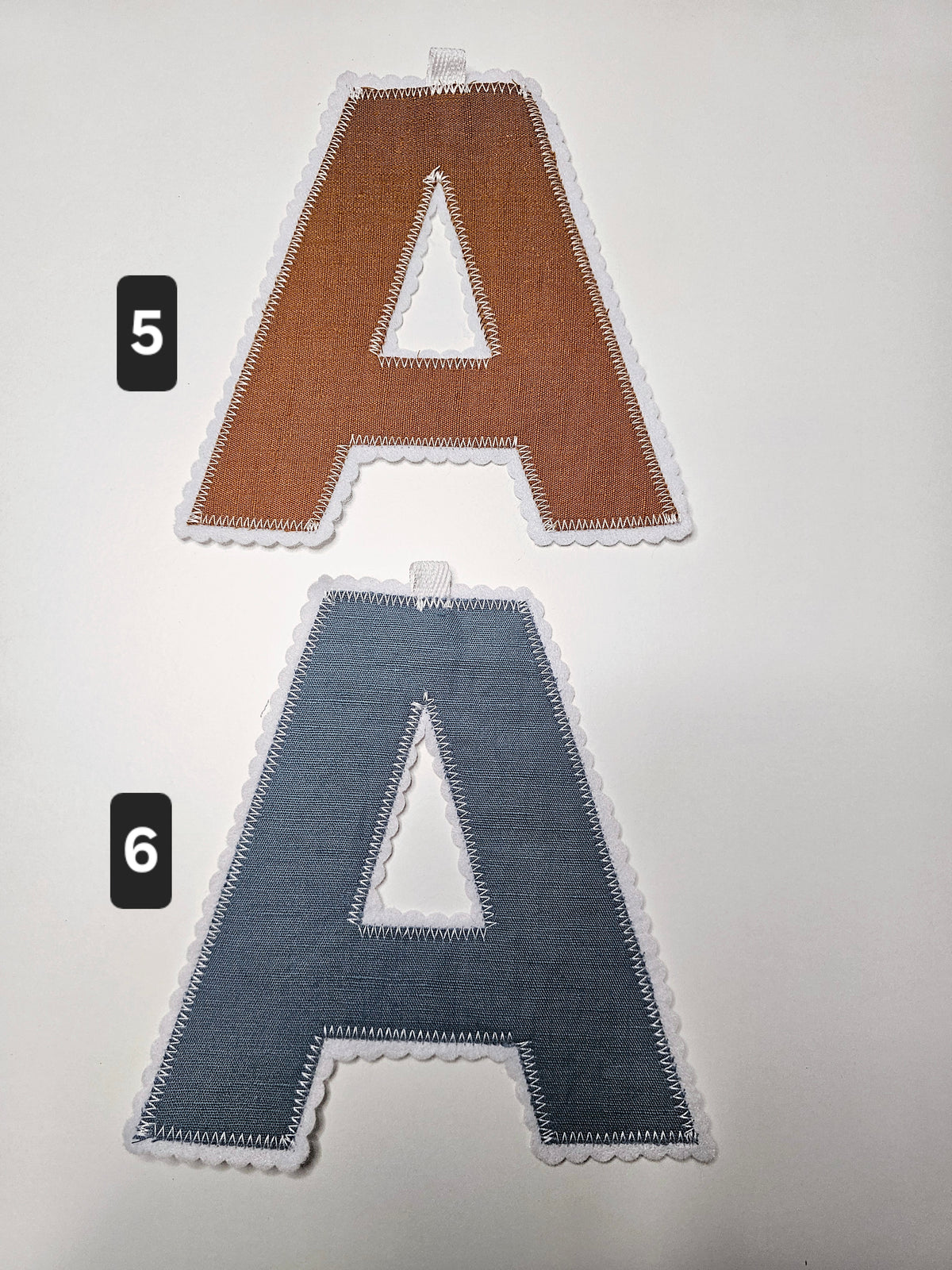 "A" ~ Letter Garland ~ Premade