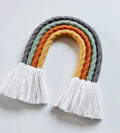 Mustard & Sage Macrame Rainbow Wall Hanging - Made to order