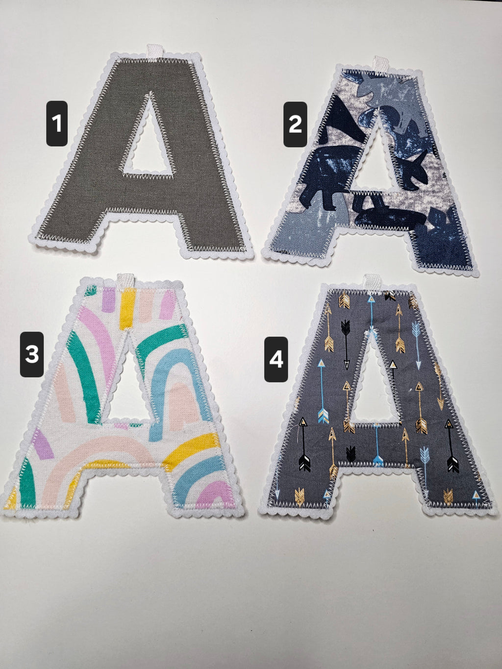 "A" ~ Letter Garland ~ Premade